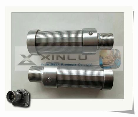 des 38mm Durchmesser-316L Schlitz G3/4&quot; Edelstahl-Draht-Schirm-0.15mm Mann verlegt
