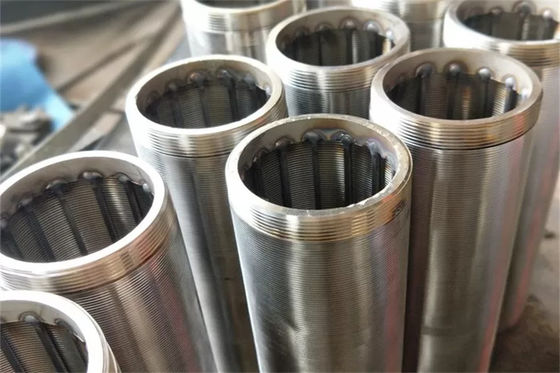 Kein magnetischer V Draht der Electropolished-Wasser-Filtersieb-Element-SS304 wickelte ein