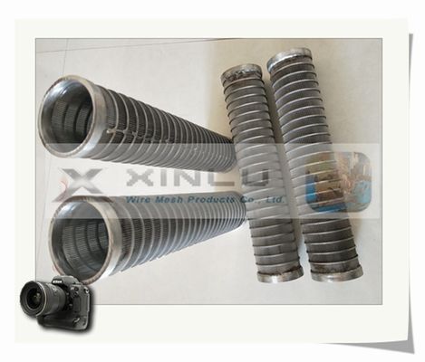 Draht-Filterrohr 0.05mm Schlitz-V keine Verstopfungslänge des keil-Siebfilter-6000mm