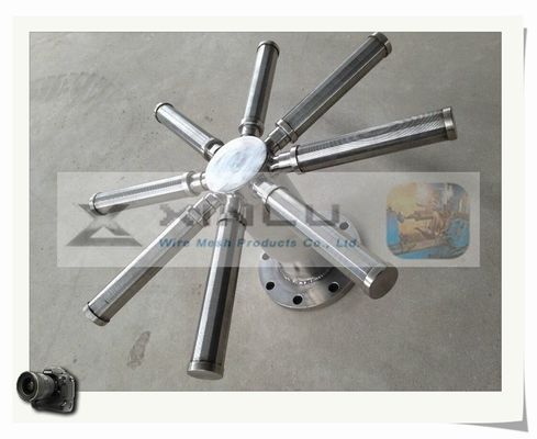 Draht-Filterrohr 0.05mm Schlitz-V keine Verstopfungslänge des keil-Siebfilter-6000mm