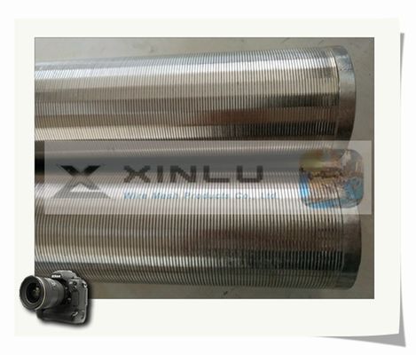 Draht-Filterrohr 0.05mm Schlitz-V keine Verstopfungslänge des keil-Siebfilter-6000mm