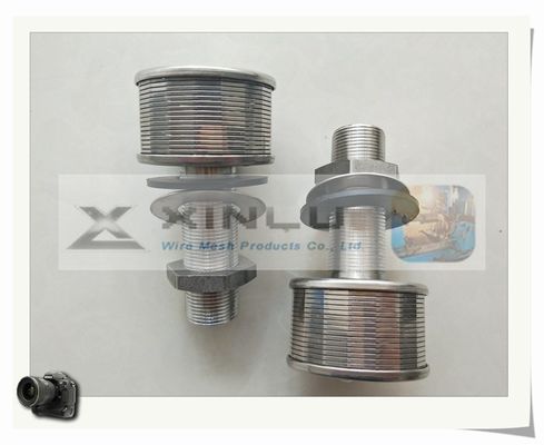 Schnellkupplungs-Filter-Keil-Draht-Schirm versehen 45mm 53mm Durchmesser für Absorption mit einer Düse