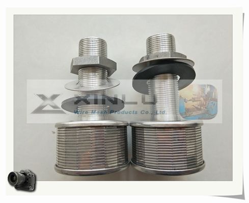 Schnellkupplungs-Filter-Keil-Draht-Schirm versehen 45mm 53mm Durchmesser für Absorption mit einer Düse