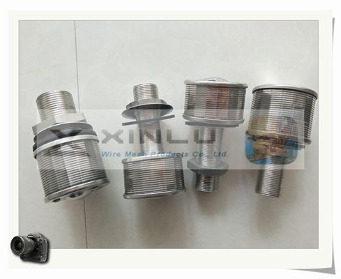 Schnellkupplungs-Filter-Keil-Draht-Schirm versehen 45mm 53mm Durchmesser für Absorption mit einer Düse