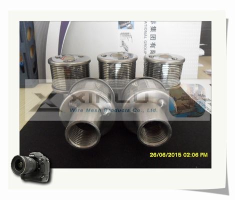 “ Dauerhafte Wasserbehandlungs-Filter-Düse der G3/4 Sandfilter-Düsen-0.25mm des Schlitz-316L