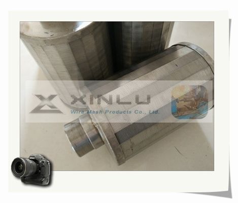 Filter des Wasser-SS304 versieht Sieb-Keil-Draht-Düse O.D 57mm mit einer Düse