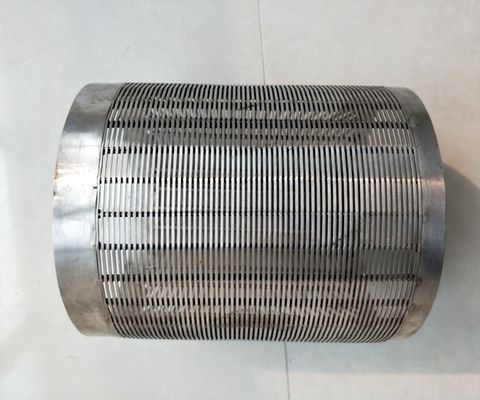 Kein magnetischer V Draht der Electropolished-Wasser-Filtersieb-Element-SS304 wickelte ein