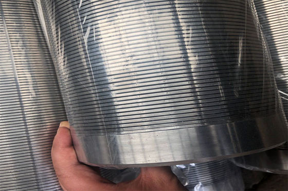 205 Edelstahl 6-5/8" Vee Wire Filter Screen Johnson-Typ kontinuierlicher Schlitz für Wasserbrunnen