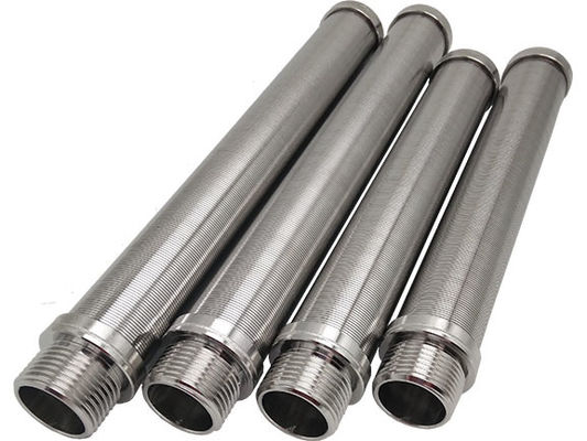 Draht-Edelstahl-Keil-Draht-Filterrohr Johnsons V 3 - 12mm Stärke