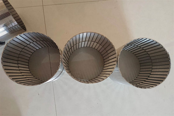 159mm 168mm Profil-Draht-Schirm wickelte Draht-Filter des Edelstahl-304 ein