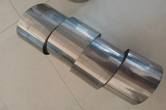 159mm 168mm Profil-Draht-Schirm wickelte Draht-Filter des Edelstahl-304 ein