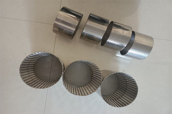 159mm 168mm Profil-Draht-Schirm wickelte Draht-Filter des Edelstahl-304 ein