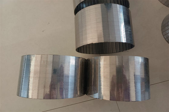 159mm 168mm Profil-Draht-Schirm wickelte Draht-Filter des Edelstahl-304 ein