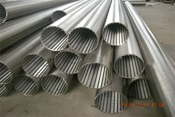 Ods 126mm ununterbrochenes Rohr des Schlitz-Schirm-Edelstahl-AISI 316