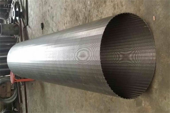 0.1mm ununterbrochene Länge AISI 316 Johnson Well Screen des Schlitz-Schirm-4m