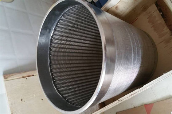 0.1mm ununterbrochene Länge AISI 316 Johnson Well Screen des Schlitz-Schirm-4m