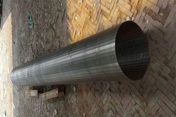 0.1mm ununterbrochene Länge AISI 316 Johnson Well Screen des Schlitz-Schirm-4m