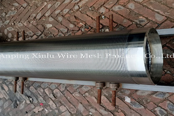 8-5/8“ Sand-Steuerung sortiert Sieb-ununterbrochenen Schlitz-Brunnenfilter AISI 304 aus