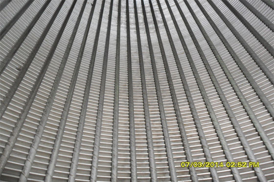 Eingewickelter des Sand-Steuerbrunnenfilter-AISI 304 Durchmesser Keil-Draht-des Filter-114mm 168mm