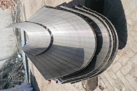 Wickdraht Sieb Biege statische Filterbildschirmplatten mit Korrosionsbeständigkeit für die industrielle Filtration