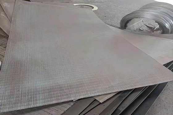 Eingewickelte flache Keil-Draht-Schirm-Platte 3 - 12mm Stärke für Getreidetrocknung