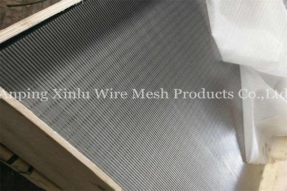 Entwässernde flache Keil-Draht-Schirm-Platte 3 - 12mm Stärke für Industrie-Filtration