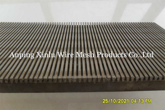 Flat Johnson Wedge Wire Continuous Slot Screen Panel für das Waschen von Kohlefiltern