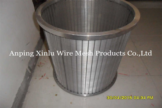 Edelstahl Mesh Cylinder der 520mm Od-Keil-Draht-Schirm-Maschen-SS304 SS321