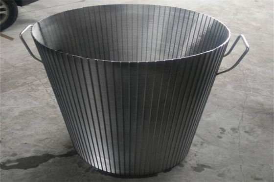 Edelstahl Mesh Cylinder der 520mm Od-Keil-Draht-Schirm-Maschen-SS304 SS321