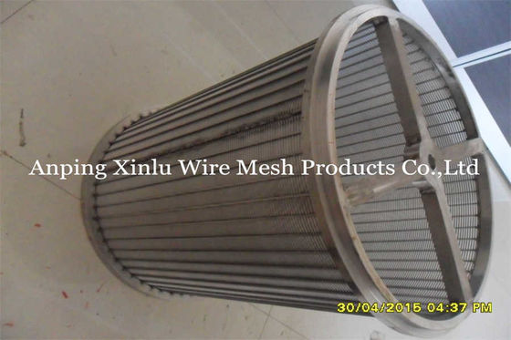 Edelstahl Mesh Cylinder der 520mm Od-Keil-Draht-Schirm-Maschen-SS304 SS321
