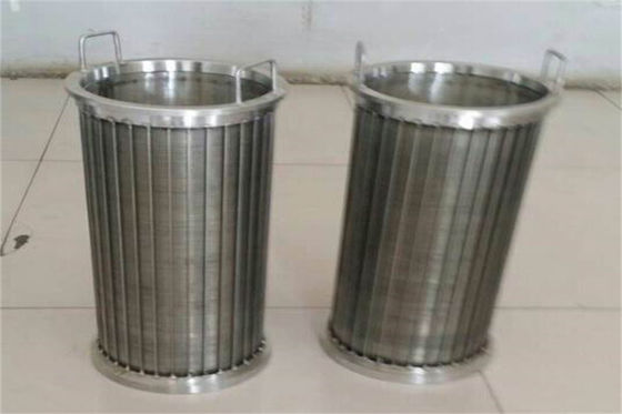 Keil-Draht-Sieb-Filter SS 316L/Drehtrommel-Schirm für Trennzeichen