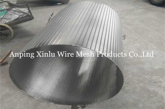Reverse Rolled Rotary Drum Fine Screen Cylindrical FITO Wire Wedge Screen