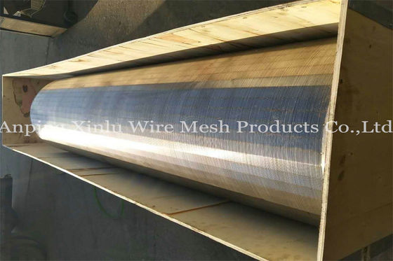 Johnson Rotary Sand Screen Cylindrical sieben Vee Wire Screens 0,2 - 2mm der Schlitz