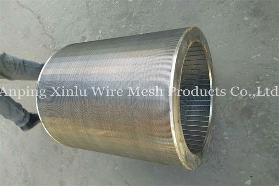 Johnson Rotary Sand Screen Cylindrical sieben Vee Wire Screens 0,2 - 2mm der Schlitz