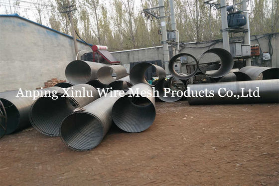 Stainless Steel Rotary Screen Drum / Wedge Wire Strainer OD 30 - 1500mm