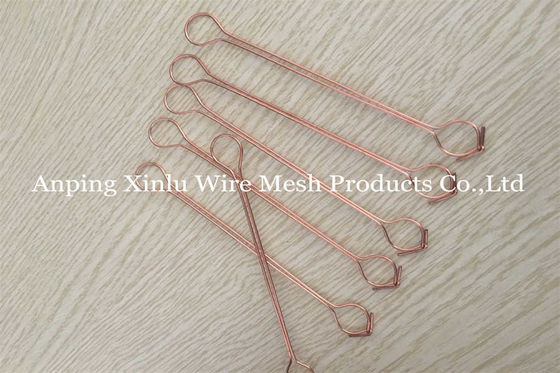 3 - 12 Zoll Metall Kupfer Twin Wire Doppelschleife Bar Tie 350 - 550mpa Anti-Rost Galvanized Rebar Tie Draht