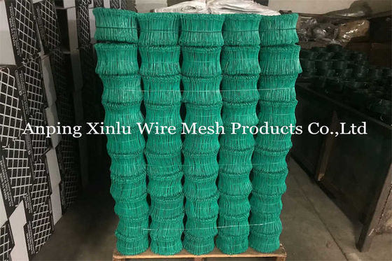 6 Zoll Double Loop Tie Draht Rostfreier 1,0 mm 16 Gauge Farbiger PVC Beschichtet Baling Tie Draht