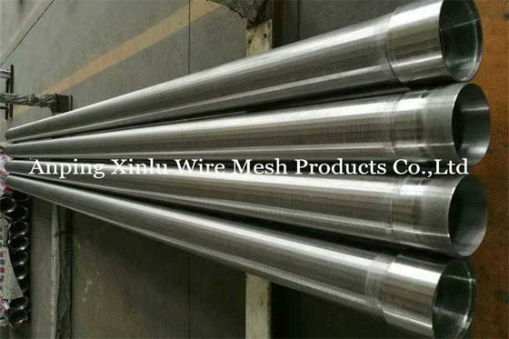 12&quot; Gap 1mm x L 3m V Draht-Verpackungs-Johnson Sand Screen Pipe For-Grundwasser