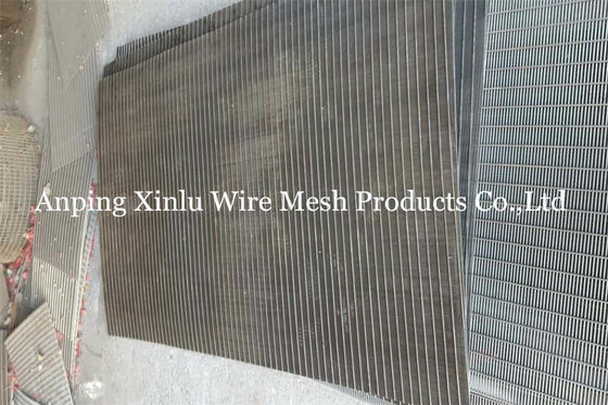 Edelstahl kerbte elektrisches Widerstandsschweißen Vee Wedge Wire Screen Panels