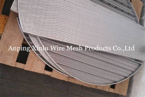 Edelstahl kerbte elektrisches Widerstandsschweißen Vee Wedge Wire Screen Panels