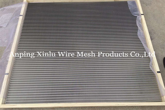 Edelstahl kerbte elektrisches Widerstandsschweißen Vee Wedge Wire Screen Panels