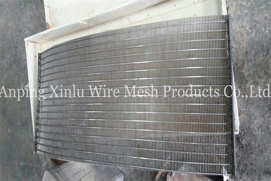 Edelstahl kerbte elektrisches Widerstandsschweißen Vee Wedge Wire Screen Panels