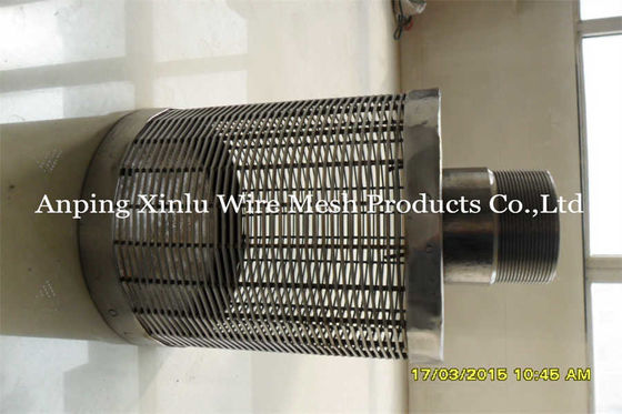 Filterrohr-Keil-Draht-Filter-Verteiler-Rohr DN108mm SS304 seitliches
