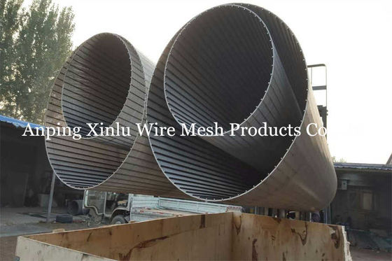 glatte Oberfläche 450mm Durchmesser-Johnson Wedge Wire Screen Pipes und Rand-Art