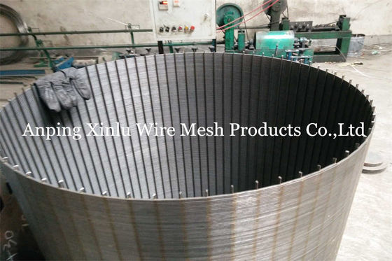 glatte Oberfläche 450mm Durchmesser-Johnson Wedge Wire Screen Pipes und Rand-Art