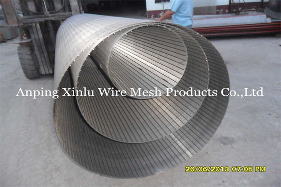 glatte Oberfläche 450mm Durchmesser-Johnson Wedge Wire Screen Pipes und Rand-Art