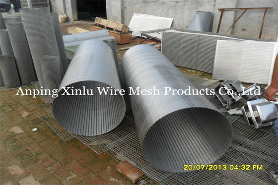 glatte Oberfläche 450mm Durchmesser-Johnson Wedge Wire Screen Pipes und Rand-Art
