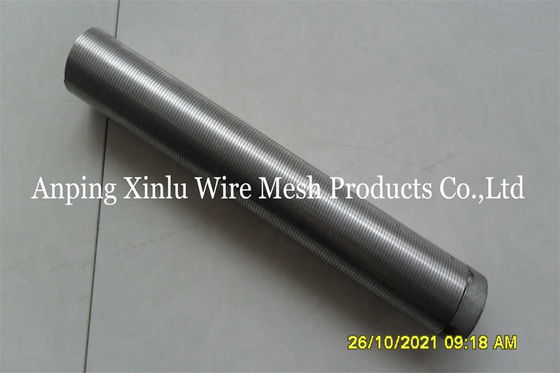 DN25mm schweißte Keil-Draht-Kerzenfilter für Ion Exchange Header Lateral