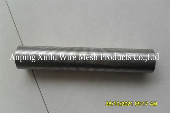 DN25mm schweißte Keil-Draht-Kerzenfilter für Ion Exchange Header Lateral