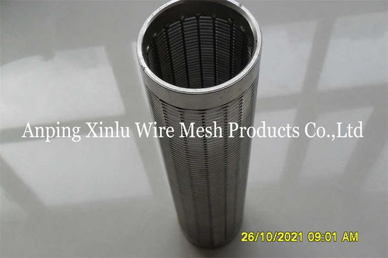 3&quot; v-Draht-Verpackung Johnson Water Well Screen Pipe mit glatter Filtrations-Oberfläche